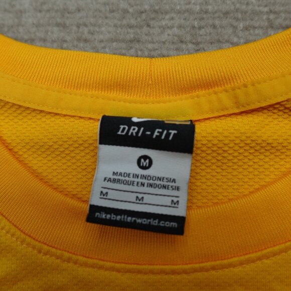 Nike Soccer Jersey Medium Yellow Goalie Long Sleeve 448226 - Picture 5 of 13